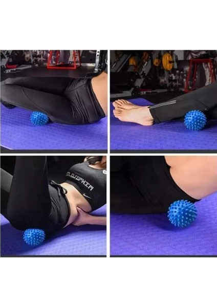 7.5 cm Bpa Free Masaj Topu - Dikenli Duyu Uyarıcı El Ayak Vücut Egzersiz Topu / Massage Ball modelleri