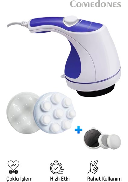 Dört Başlıklı Boyun Bel Sırt Omuz Karın Masaj Aleti