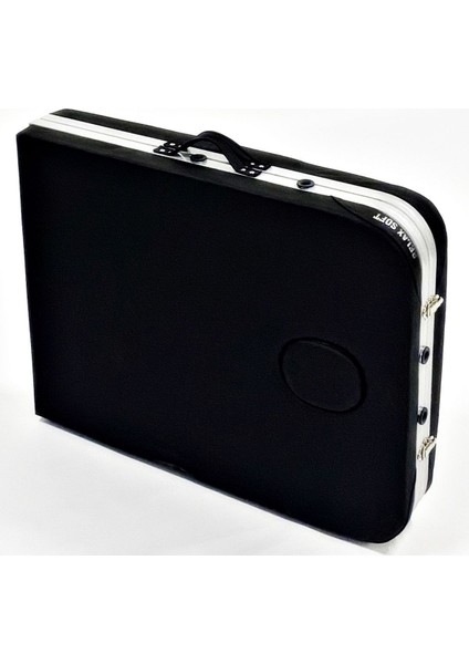 Taşınabilir Rahat Masaj Masası, Siyah, 180 cm uzunluk, 60-75 cm genişlik fırsatları