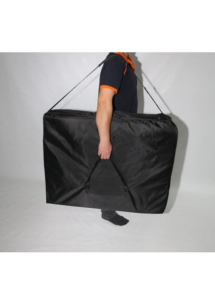 Taşınabilir Rahat Masaj Masası, Siyah, 180 cm uzunluk, 60-75 cm genişlik indirimleri