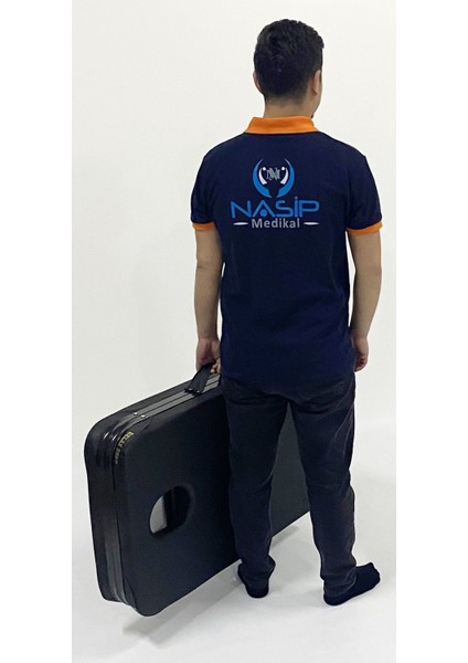 Şık ve taşınabilir masaj masası, ekru ve siyah renk seçenekleriyle rahat kullanım fiyatları