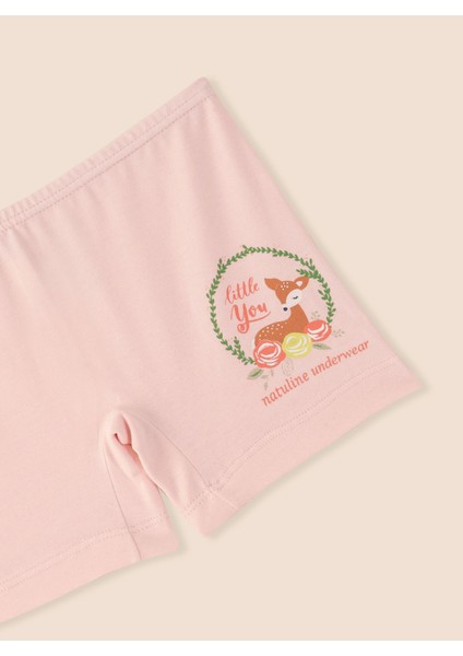 Kız Çocuk Organik Pamuklu Likralı Boxer Little You 6'lı Paket indirimleri