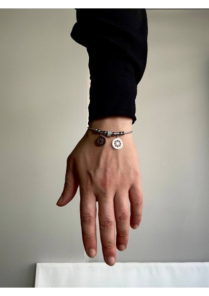 Silver Erkek Zincir Bileklik Kadın Paslanmaz Çelik Renk Atmaz Unısex Kararmaz Çelik Bileklik fiyatları