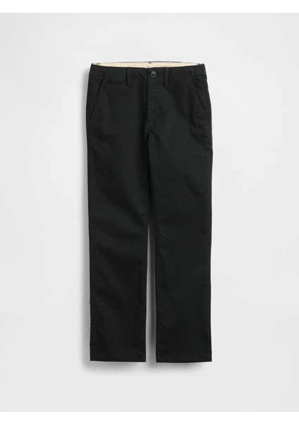 Erkek Çocuk Siyah Khaki Washwell™ Pantolon