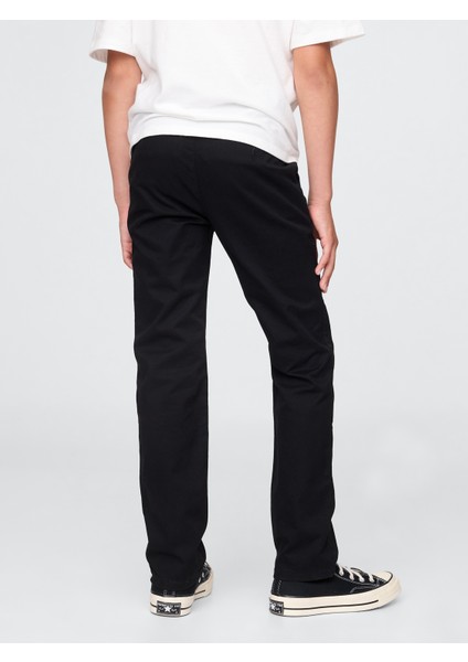 Erkek Çocuk Siyah Khaki Washwell™ Pantolon
