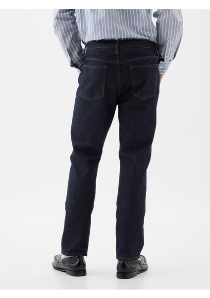 Erkek Siyah GapFlex Slim Jean Pantolon