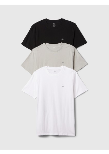 Erkek Çok Renkli Everyday Soft Gap Mini-Logo 3'lü T-Shirt fiyatları