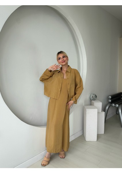 Hardal Gömlek Elbise Ikili Takım fiyatları
