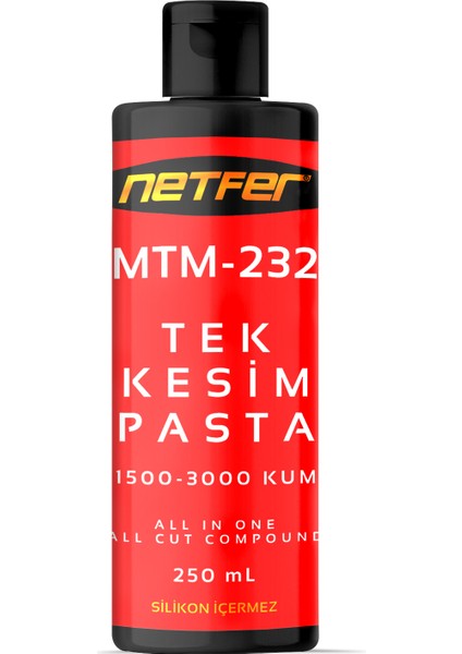 MTM-232 Tek Kesim Pasta - 250 ml