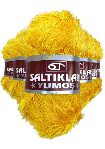 5 Adet Yumoş Sakallı El Örgü Ipi Yünü 75