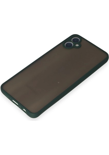 Samsung Galaxy A05 Kılıf Montreal Silikon Kapak - Yeşil Ferrg fırsatları