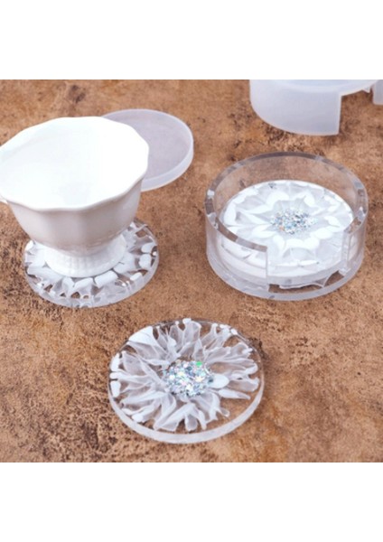 Bardak Altlığı Epoksi Kalıp Seti- Yuvarlak - KOD:321SET