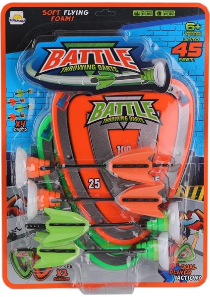 4305 Sun-Yfn-Dart-Battle Throwing 2 Hedefli 4 Oklu Dart