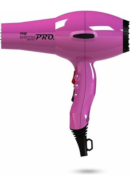 TeknoTrust 2500W Profesyonel Fön Makinesi, Pembe, İtalyan Motor, Güçlü ve Şık Tasarım