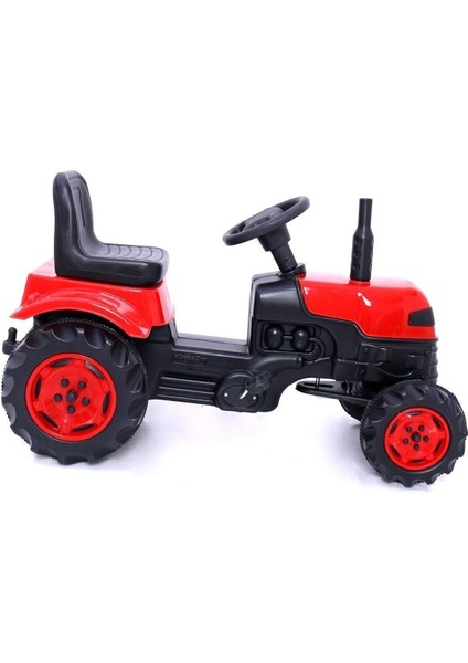 Pedallı Oyuncak Kırmızı Römorklu Traktör Pedallı Araba fırsatları