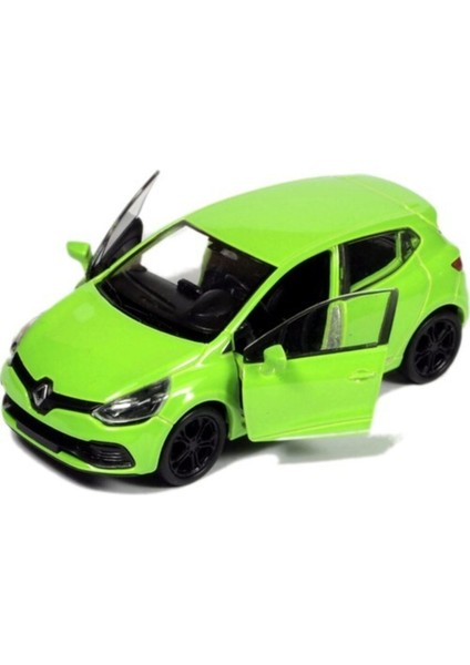 Renault Clio Rs Çek Bırak Metal Model Araba - Yeşil
