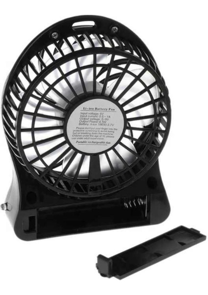 3 Kademeli Şarjlı Masa Üstü Fan USB Şarklı Pilli Mini Taşınabilir 800MAH Vantilatör Fan Araç Fanı indirimleri