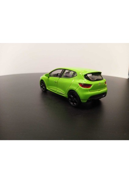 1:36 Ölçek Renault Clio Diecast Çek Bırak Model Araba (Fıstık Yeşili) modelleri