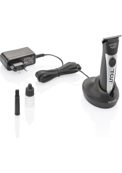 TeknoTrust Siyah şarjlı tıraş makinesi, kuru kullanım, ergonomik ve pratik tasarım
