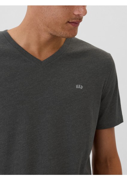 Erkek Siyah Gap Logo Everyday Soft T-Shirt modelleri