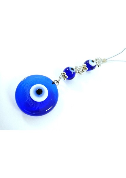 Çift Taraflı Nazar Boncuğu Araba Dikiz Ayna Süsü El Yapımı Metal Çiçekli Hediyelik Aksesuar indirimleri