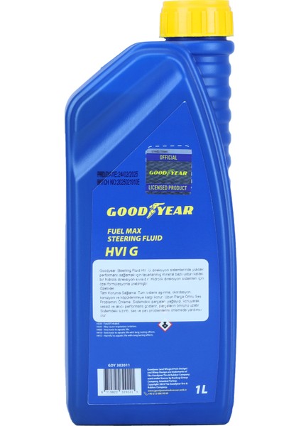 Hidrolik Direksiyon Yağı 1 Litre Yeşil