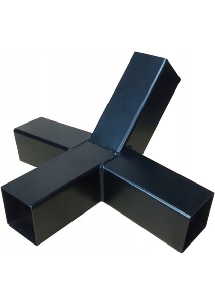 Hamak Ayağı Ahşap Bağlantı Parçaları 80X80X2 mm Profil 4 Parçadan Oluşmaktadır. Siyah Renk, Ürün Içerisinde Ahşap Mevcut Değildir..