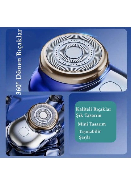 Mini Tıraş Makinesi, Islak-Kuru Kullanım, Hızlı ve Kolay Tüy Temizliği indirimleri