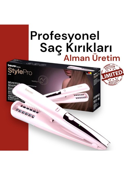 Pembe Şarjlı Saç Kırıkları Alma Makinası, Seramik Plaka, Pratik ve Kullanışlı