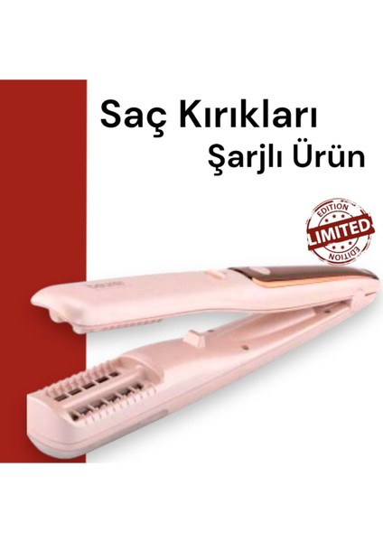 Pembe Şarjlı Saç Kırıkları Alma Makinası, Seramik Plaka, Pratik ve Kullanışlı modelleri