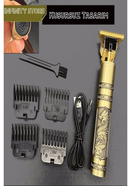 Tıraş Makinesi, Saç Sakal, Sakal Makinesi,saç Makinesi,profesyonel Saç,ejderha Figürlü Traş Makines