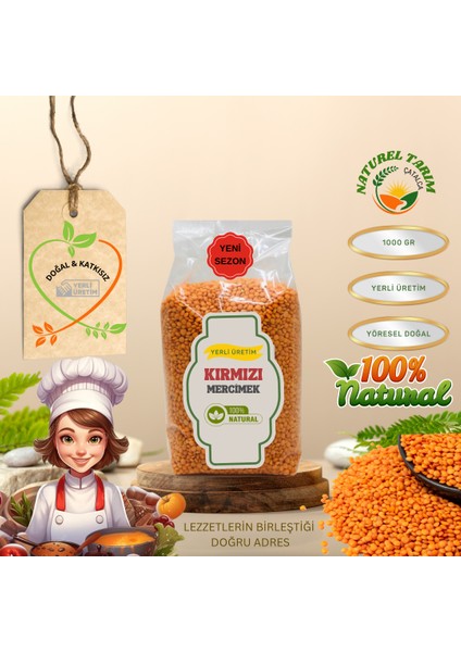 Naturel Yerli Kırmızı Mercimek