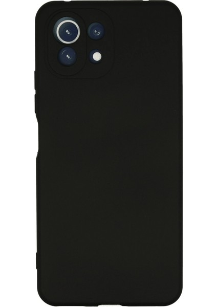 Xiaomi Mi 11 Lite Kılıf Nano Içi Kadife Silikon - Siyah Inslm