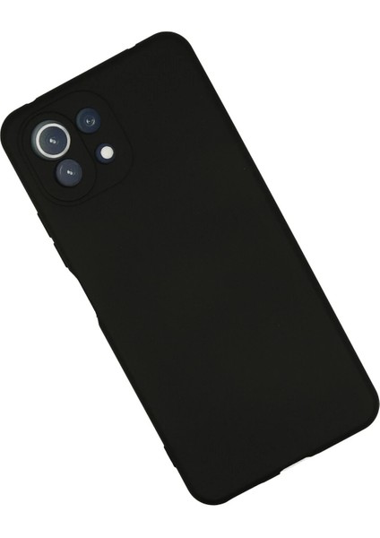 Xiaomi Mi 11 Lite Kılıf Nano Içi Kadife Silikon - Siyah Inslm