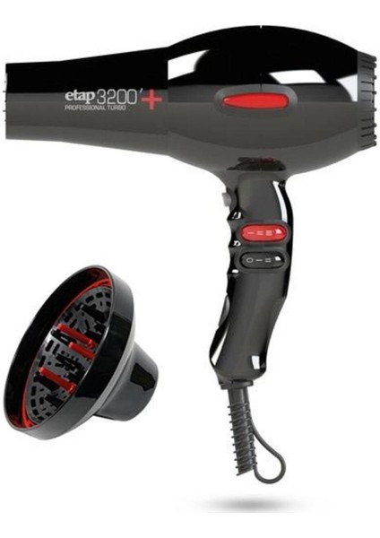 3200 Plus Curly 2400 W Profesyonel Saç Kurutma Makines Difüzör