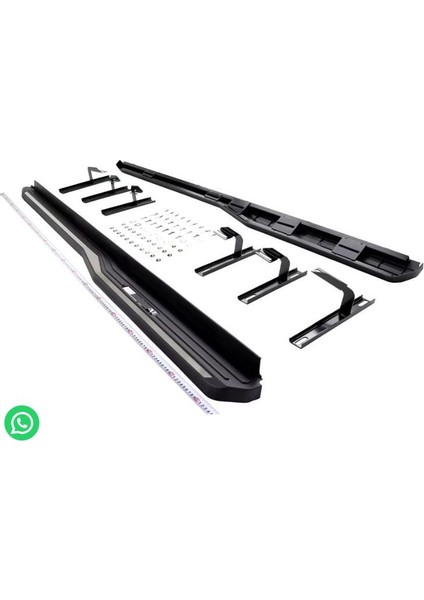 Nissan Qashqai Yan Basamak Koruma Siyah Oem 2022+ Sonrası Uyumlu