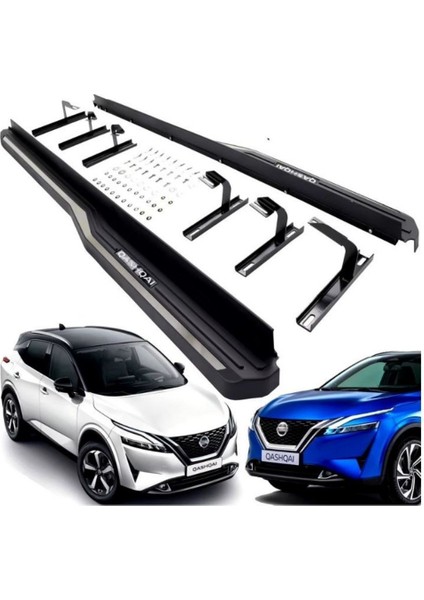Nissan Qashqai Yan Basamak Koruma Siyah Oem 2022+ Sonrası Uyumlu fiyatları