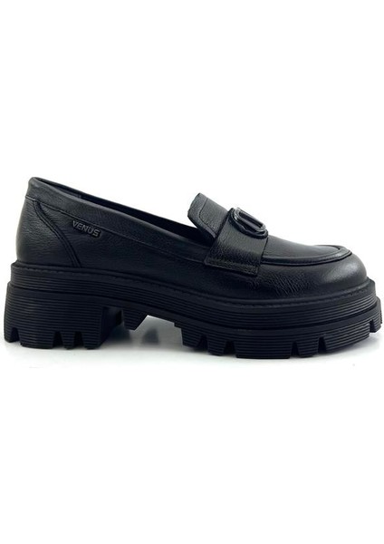 2353003 Günlük Hakiki Deri Bayan Ayakkabı-Siyah fiyatları