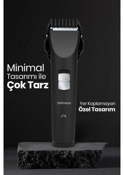 Paslanmaz Çelik Çok Fonksiyonlu Kablosuz Sakal ve Saç Şekillendirici Siyah indirimleri