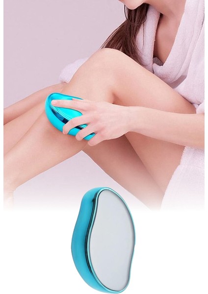 Kuru ve kablosuz tüy alma cihazı, kristal taşlı, etkili ve güzel cilt bakımı sağlar.