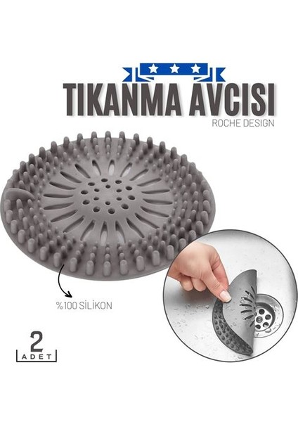Lavabo Gideri Tıkanma Avcısı 2 Adet Roche Design
