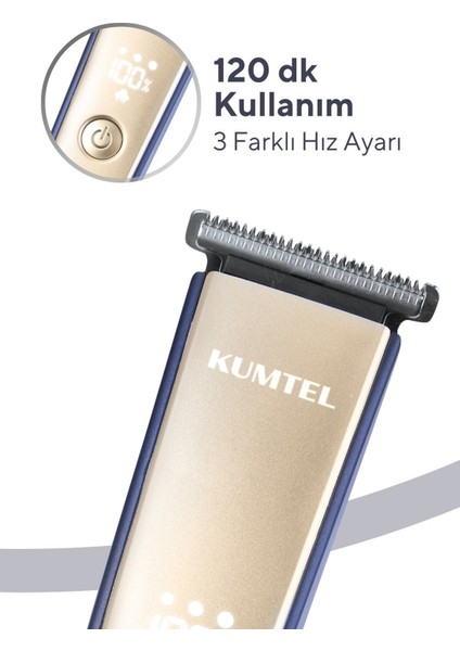 Şarjlı Saç ve Sakal Tıraş Makinesi Hct-01