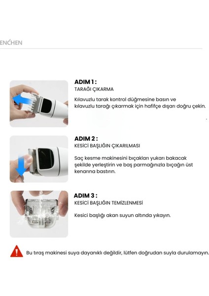 Boost 2 Beyaz Taşınabilir Şarjlı Saç Kesim Makinesi indirimleri
