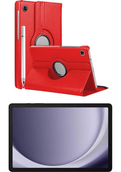 Galaxy Tab A9 Wi-Fi SM-X110 8gb 128GB 8.7" Tablet+Kalem+KIRMIZI KILIF -Mor