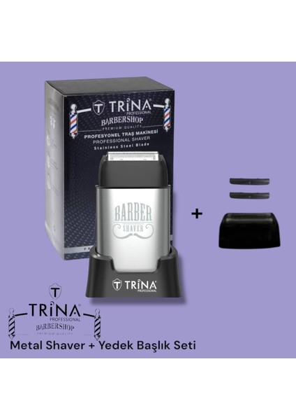 03 Saç Sakal Tıraş Makinası Shaver + Yedek Başlık Dahil Set