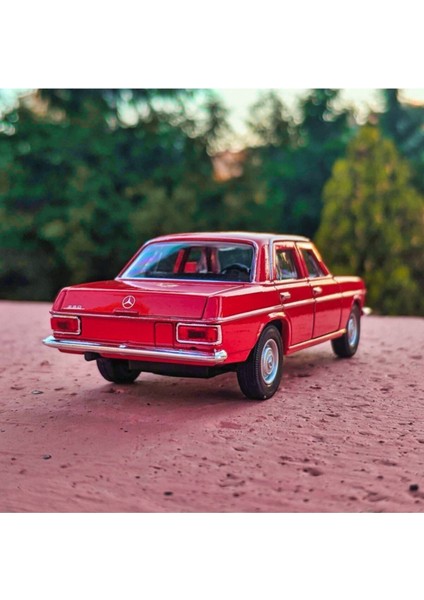 Ysfx W114 Koleksiyon Metal Araba 12CM Eski Araba Nostalji Kırmızı Life Sell 721051 modelleri