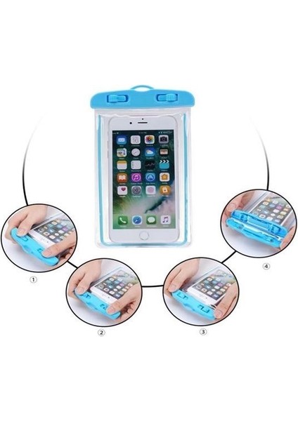 ® Bisiklete Takılan Su ve Yağmur Gerirmez Telefon Kılıfı Universal