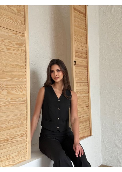 Gümüş 4 Düğmeli Yelek-Pantolon Takım fırsatları