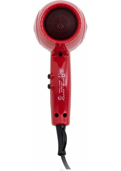V5 Exclusive 2500W Iyonik Profesyonel Saç Kurutma ve Fön Makinesi Rosso Vigolu