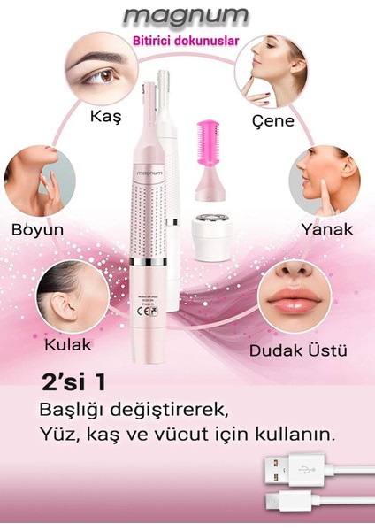 Kuru kullanım kablosuz hassas tüy alma ve epilasyon cihazı 50/60 Hz fiyatları